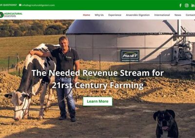 Agricultural Digesters Website Build