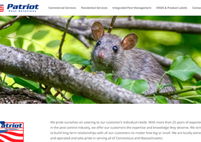 Patriot Pest Solution Web & Logo Design