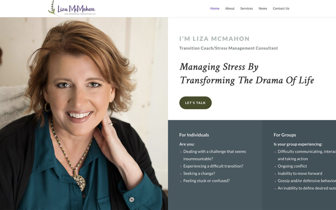 Liza McMahon Website Redesign