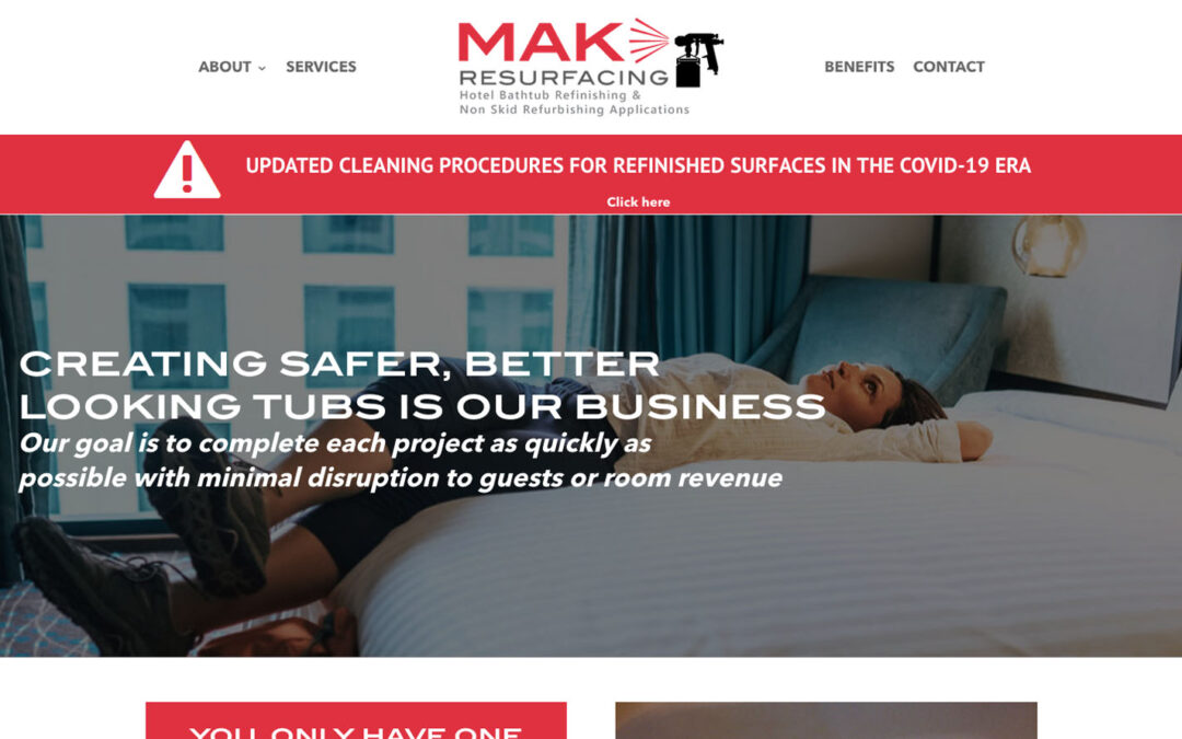 MAK Resurfacing Website Redesign