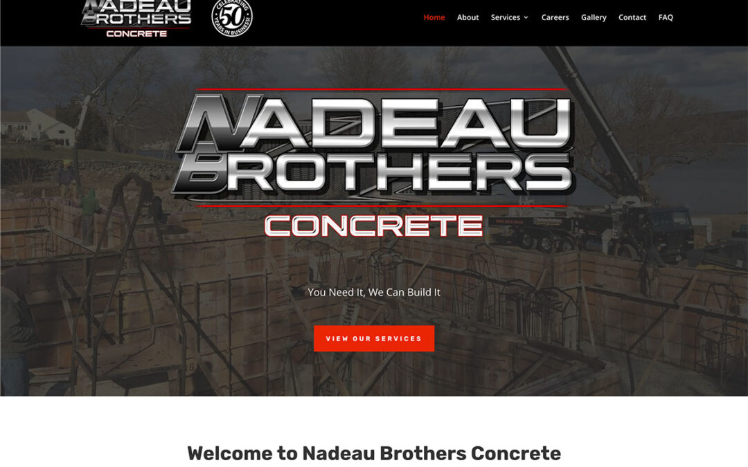 Nadeau Brothers Website Design